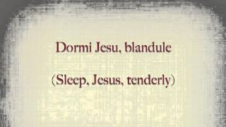 Dormi Jesu Latin Pronunciation [upl. by Frasier237]