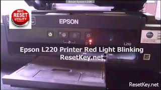 Reset Epson L220 with FREE RESET KEY [upl. by Zachery994]