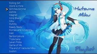 Hatsune Miku Playlist  Iconic Songs [upl. by Thompson838]