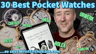 Best Pocket Watches of 2023 — Rolex Omega Patek AP Cartier Breguet Panerai Waltham Hamilton Chanel [upl. by Caffrey]