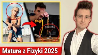 Zadania do matury z fizyki 2  Gośka i Ewa umówiły się matura fizyka 2025 [upl. by Jarib]