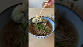 Maitake Mushroom Tempura Soba Noodles Recipe [upl. by Chemosh]