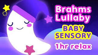 Baby Sensory video  Calming Bedtime Video 💤 Sleepy Moon Clouds and Stars [upl. by Richia899]