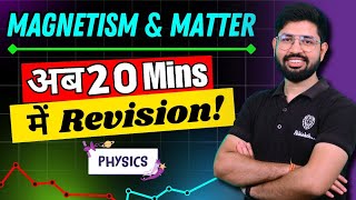 Magnetism and matter revision in 20 minute  Class 12 Chapter 5 Physics Abhishek sahu sir [upl. by Coates]