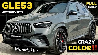 2025 MERCEDES GLE 53 AMG NEW CRAZY MANUFAKTUR SPEC FULL InDepth Review Exterior Interior [upl. by Danieu]