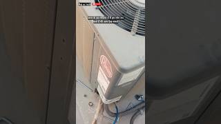 Rheem Ac gas check r410 gas l shorts [upl. by Ardnasxela]