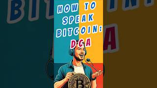 How to Speak Bitcoin DCA Dollar Cost Averaging speakbitcoin dca dollarcostaveraging [upl. by Orgel]