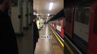 Mile End Station London 🇬🇧British’s Underground Railway [upl. by Giffy]