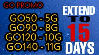 How to extend Globe Go Promo in 15 days [upl. by Cherie]