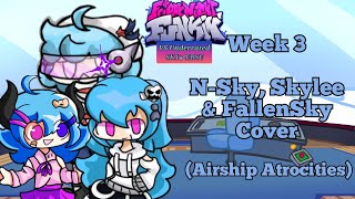 Underrated Skyverse Week 3 NSky Skylee amp FallenSky Sky Cover Airship Atrocities FNF Cover [upl. by Bellina713]