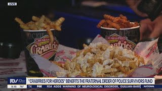 Chickies and Petes hosts 7th annual Crabfries for Heroes event [upl. by Loma]