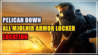 Pelican Down All Mjolnir Armor Locker Location Halo Infinite [upl. by Goeselt]