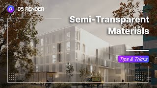 Oneclick Semitransparent Material Tutorial  Translucent Facade Greenhouse Plastic and More [upl. by Dranyer]