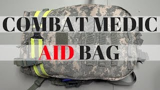 Combat Medic 68W Medical Bag Overview [upl. by Eilasor]