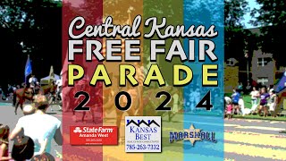 Central Kansas Free Fair Parade 24 [upl. by Alahcim]