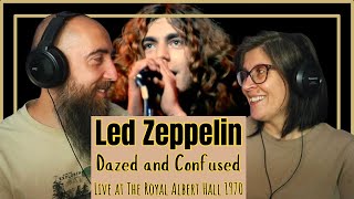 Led Zeppelin  Dazed and Confused Live 1970 REACTION with my wife [upl. by Eirene]