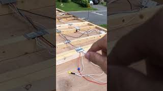 Ceiling panels and exterior roof wiring [upl. by Nyrem]