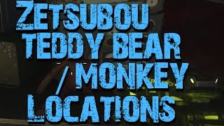 Zetsubou No Shima  EASY teddy bearsock monkey easter egg locations Hidden song quotdead flowers [upl. by Enrev409]