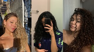 finalização para cabelo cacheado✨ [upl. by Lorin]