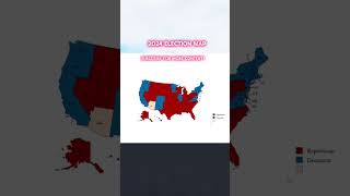 2924 election map history election donaldtrump new map [upl. by Parnell]