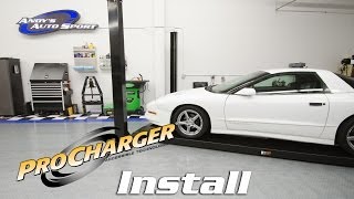 How to Install a Supercharger Procharger for LT1 Firebird [upl. by Almita651]