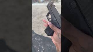 Shooting p80 Glock 26 one handed [upl. by Eignav988]