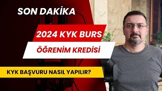 KYK BURS BAŞVURUSU NASIL YAPILIR [upl. by Nya]