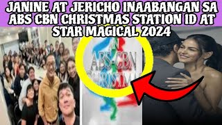 JANINE AND JERICHO seen at AT ABSCBN CHRISTMAS STATION [upl. by Arihs806]