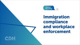 Immigration Compliance and Workplace Enforcement [upl. by Letta118]