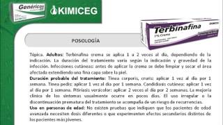 Terbinafina  Medicamentos Genéricos Kimiceg [upl. by Garbe955]