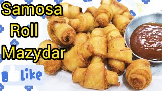 Iftar special Samosa Roll recipe  very easy mazydar  Samosa roll [upl. by Yelena]