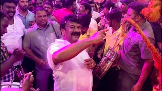 Talasani Srinivas Yadav Teenmaar Dance 2022  Talasani Srinivas Yadav Palaram Band Procession 2022 [upl. by Oalsinatse]