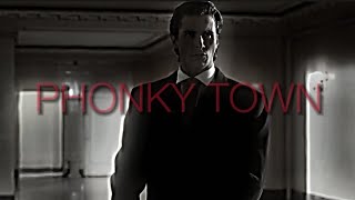 Playaphonk  PHONKY TOWN slowed  reverb  bass boosted Patrick Bateman Edit [upl. by Elo]