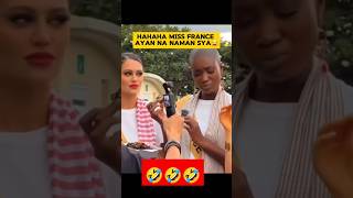 WHEN MISS FRANCE REALIZE THE FOOD IS DELICIOUS 🤤🤤😂😂😂😂 trending mgi funny missgrandinternational [upl. by Mayhs]