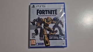 Fortnite Transformers Pack PS5 Unboxing [upl. by Notslar971]