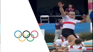 Rowing Mens Eight Finals  GER CAN GBR  Highlights  London 2012 Olympics [upl. by Starobin]