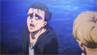 The Infamous Eren Yeager Crying Scene English Dub  Attack on Titan Finale [upl. by Coppinger]