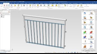 Francuska balustrada balkonowa  parametryzacja [upl. by Anitsej]