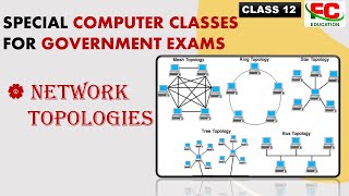 Class12 Network Topologies  Star  Bus  Ring Mesh Tree Computer Classes for Govt ExamsHINDI [upl. by Abigael]