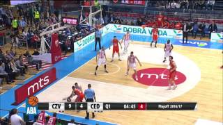 Boatright faster than the clock Crvena zvezda mts  Cedevita 1142017 [upl. by Sidonie]