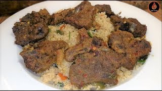 Easy Healthy Lamb Chops with Couscous Recipe  Food Flame [upl. by Aicul965]