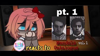 The Dokis react to the Mandela Catalogue Vol 1  Gacha Club Reaction  Ft DDLC [upl. by Deirdre]