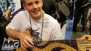 MG bass The NAMM show bass player Curtis  Extreman 8 strings [upl. by Leuqer]