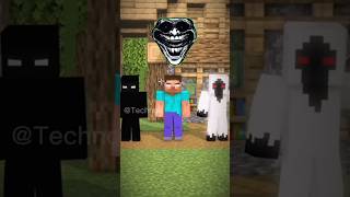 Minecraft herobrine funny sigma short🤣🗿 minecraft proboiz95 technogamerz gamerfleet junkeyy [upl. by Emmer]