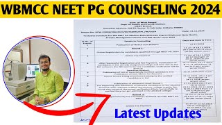 WBMCC PG MEDICAL COUNSELING UPDATE 202425 neet2024neetupdateneetmbbs mbbsadmission [upl. by Palm448]