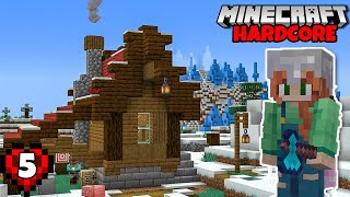 Lets Play Minecraft Hardcore Trails and Villagers Ep5 [upl. by Dnomaj]