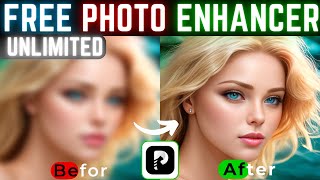 Best Online AI Image Enhancer  Low Quality Image to 4KFREE [upl. by Nevad]