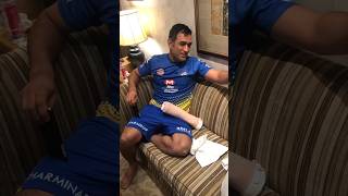 Post game rituals in Dhonis room mahi msdhoni podcast mohitsharma [upl. by Neleb]