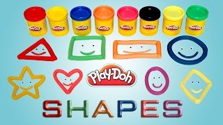 Learn Shapes Colors with PlayDoh  Videos For Children [upl. by Tletski689]