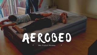 AeroBed Queen Sized Air Mattress Product Review [upl. by Aekim]